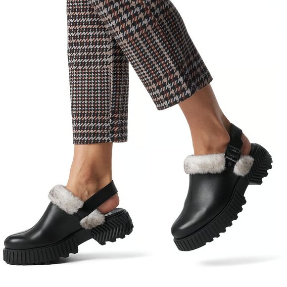 NEW Sorel Ona Ave Mule Shoes - Waterproof, Leather in black For Women 1025 5s3 - Picture 2 of 6